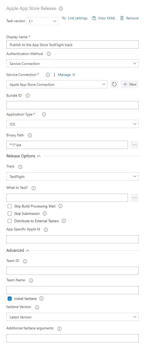 Release task