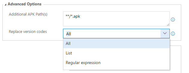 Advanced Options